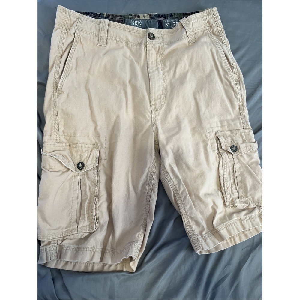 BKE Athletic Fit Cargo Shorts Mens Size 31x24 Jahn